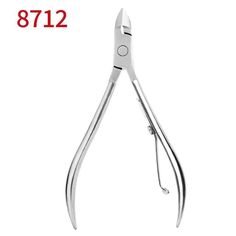 Factory Wholesale Cuticle Nipper Manicure Double Fork Beauty Pliers Barbed Care Tool