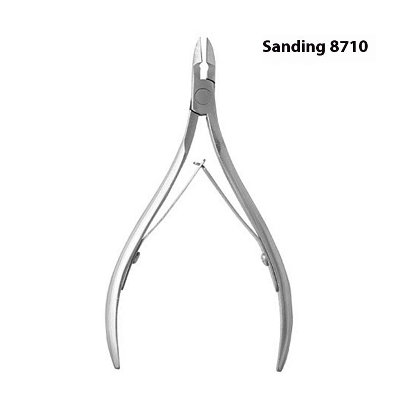 Factory Wholesale Cuticle Nipper Manicure Double Fork Beauty Pliers Barbed Care Tool
