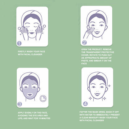 Cleansing Mask Stick Moisturizing Bamboo Charcoal